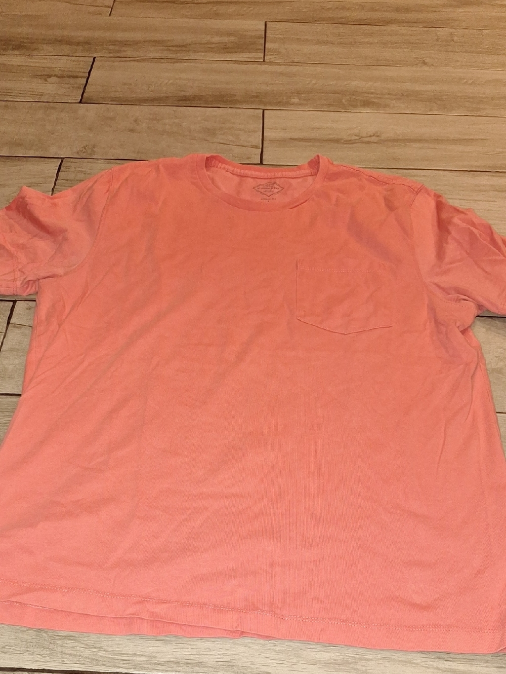 🍁St. John's Bay Coral Short Sleeve Pocket Tee🍦